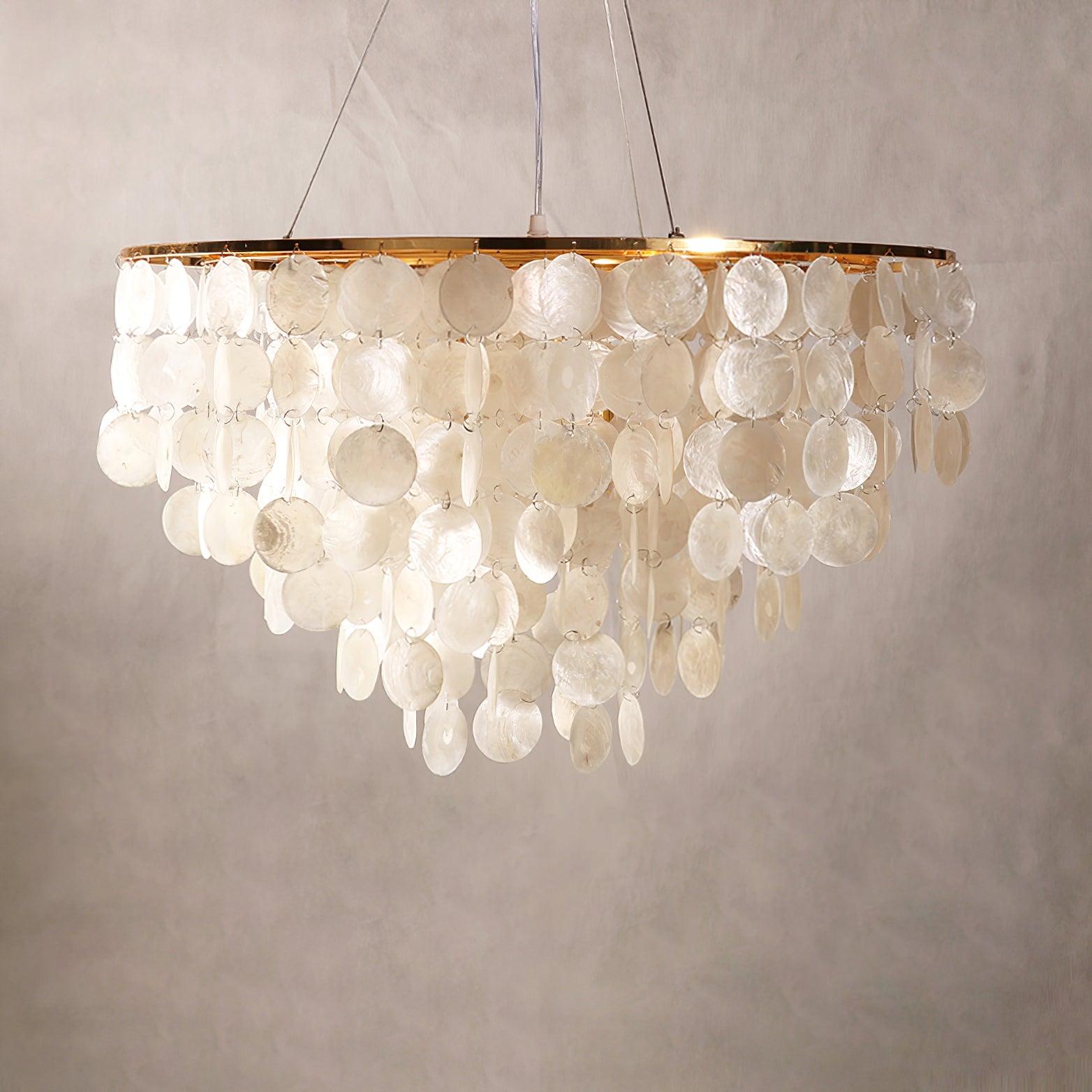 Esileth Postmoderne Luxe Coquille Carillon Lustre - Neutralighting
