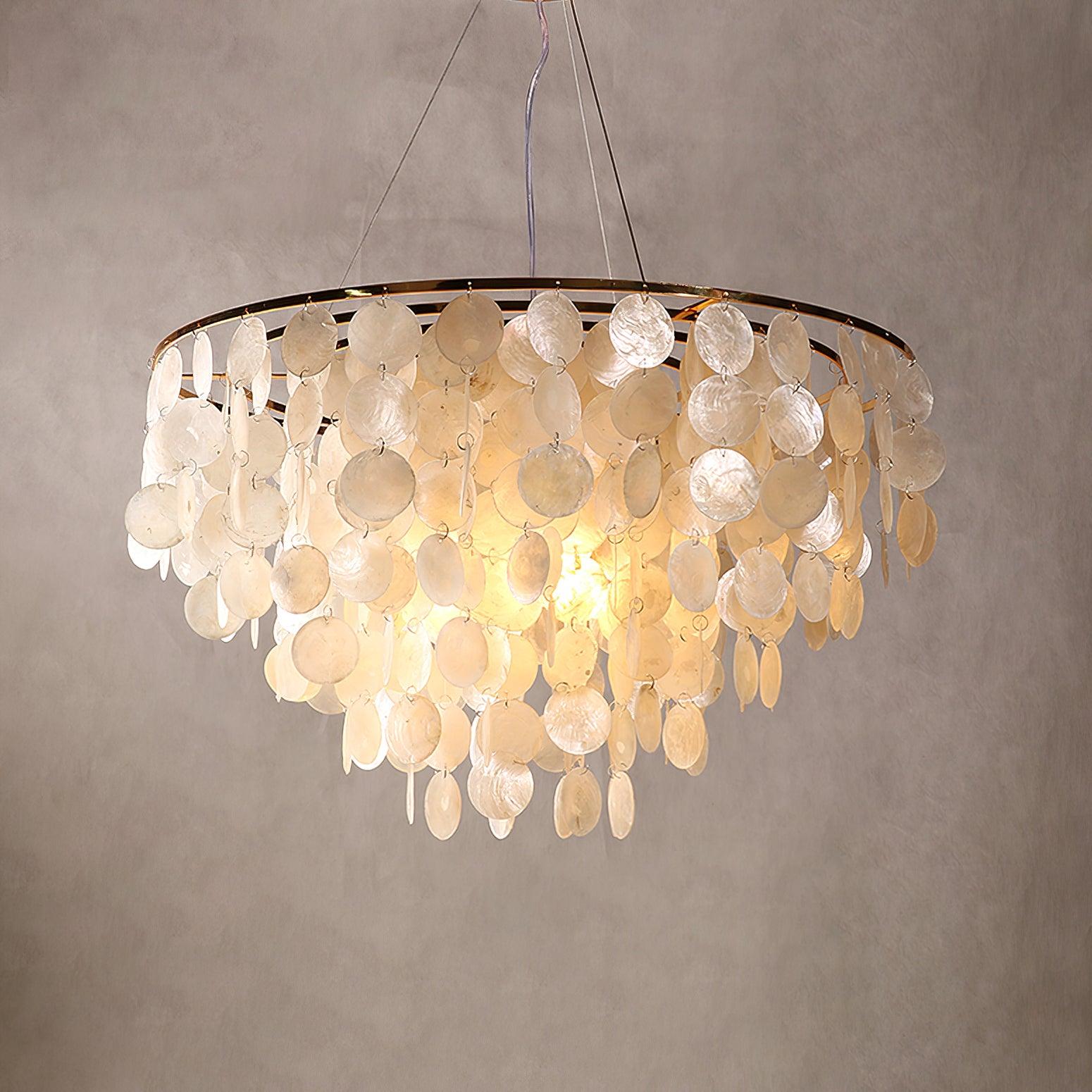 Esileth Postmoderne Luxe Coquille Carillon Lustre - Neutralighting