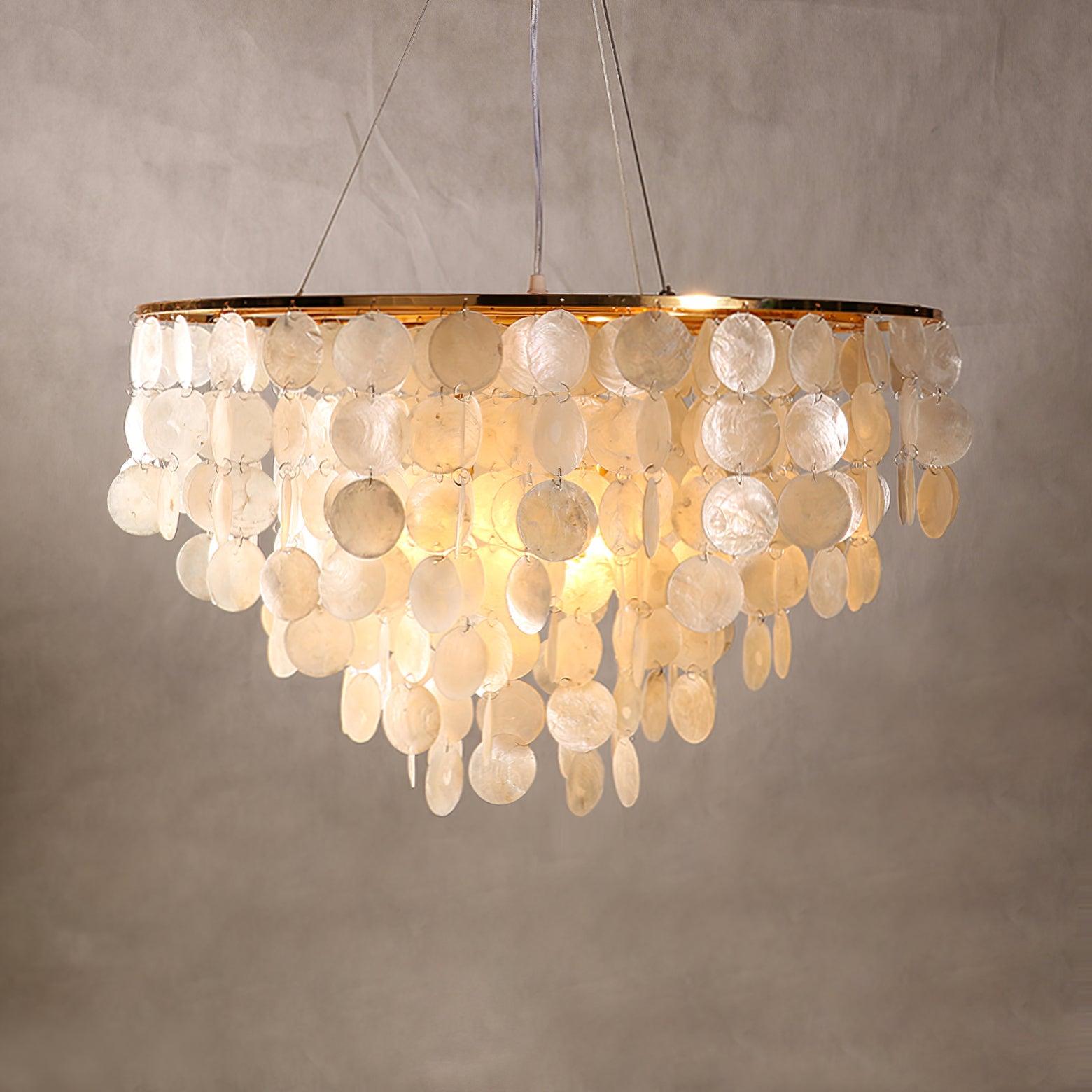 Esileth Postmoderne Luxe Coquille Carillon Lustre - Neutralighting