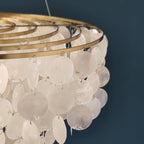 Esileth Postmoderne Luxe Coquille Carillon Lustre - Neutralighting