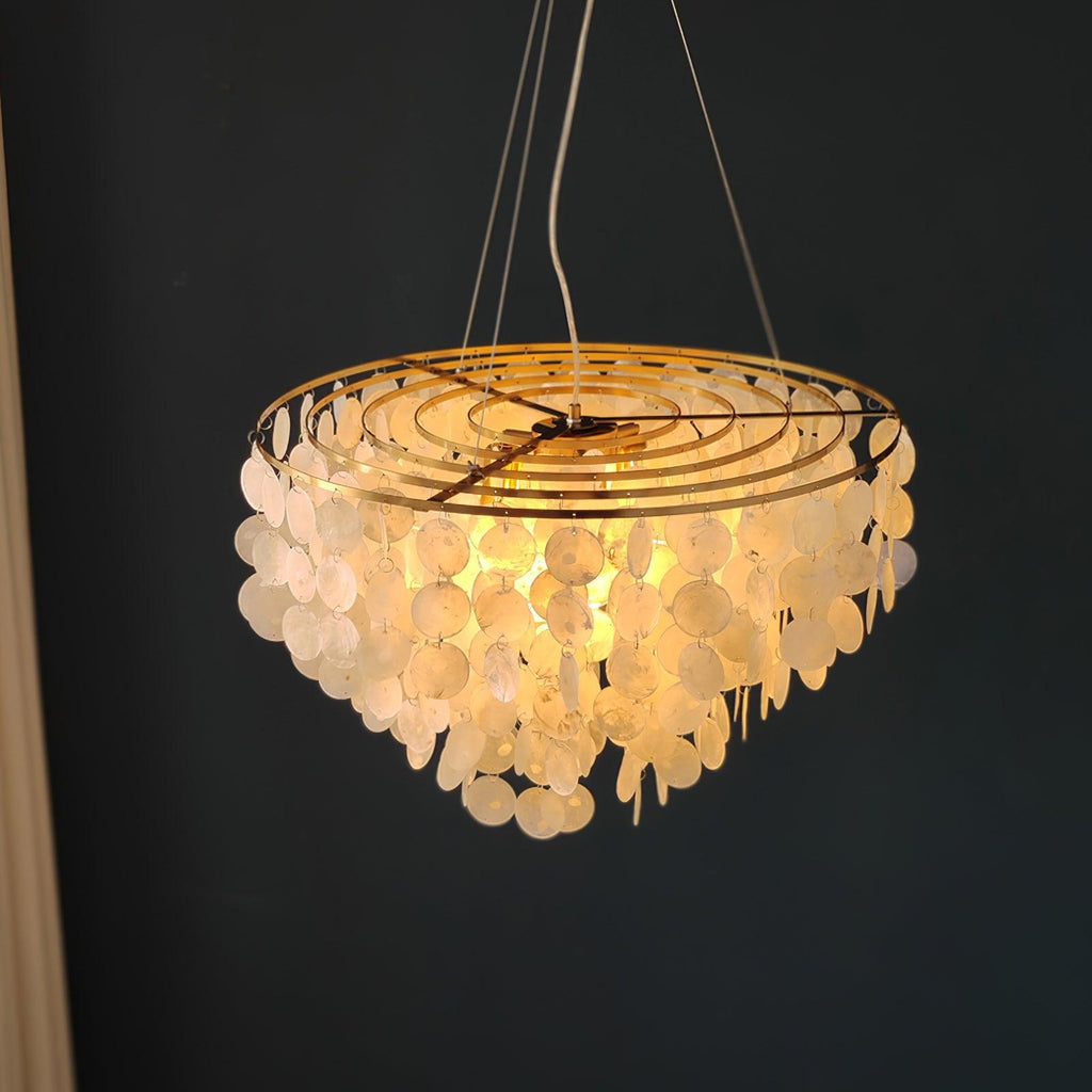 Esileth Postmoderne Luxe Coquille Carillon Lustre - Neutralighting