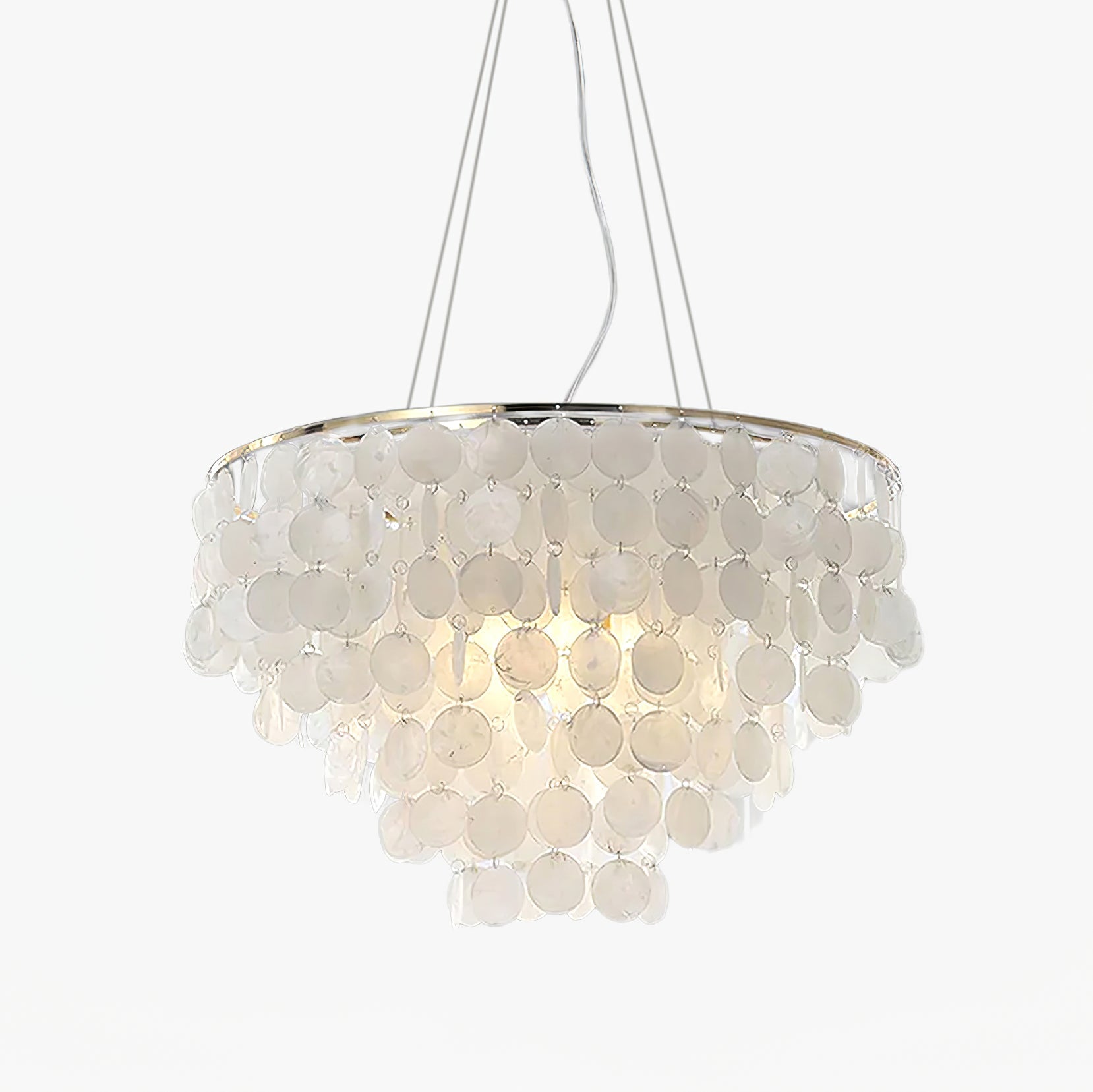 Esileth Postmoderne Luxe Coquille Carillon Lustre - Neutralighting