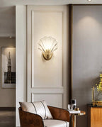 Respected Applique Murale en Verre et Laiton Premium - Neutralighting