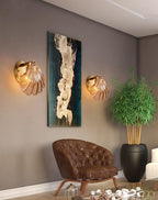 Respected Applique Murale en Verre et Laiton Premium - Neutralighting