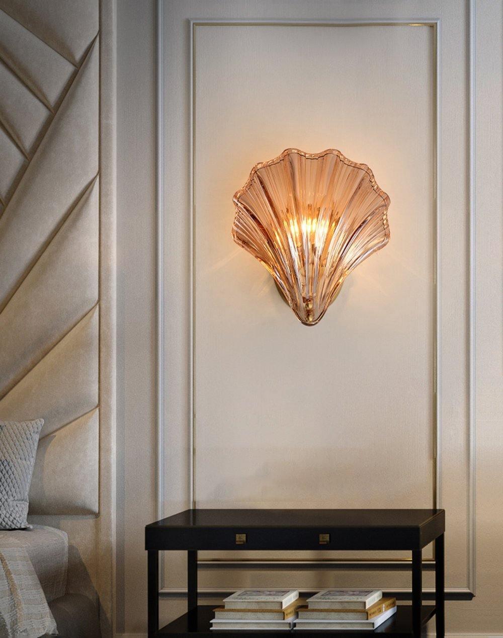 Respected Applique Murale en Verre et Laiton Premium - Neutralighting
