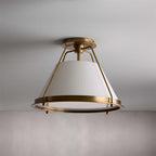 Ardennes Plafonnier en Tissu Style Industriel Vintage - Neutralighting