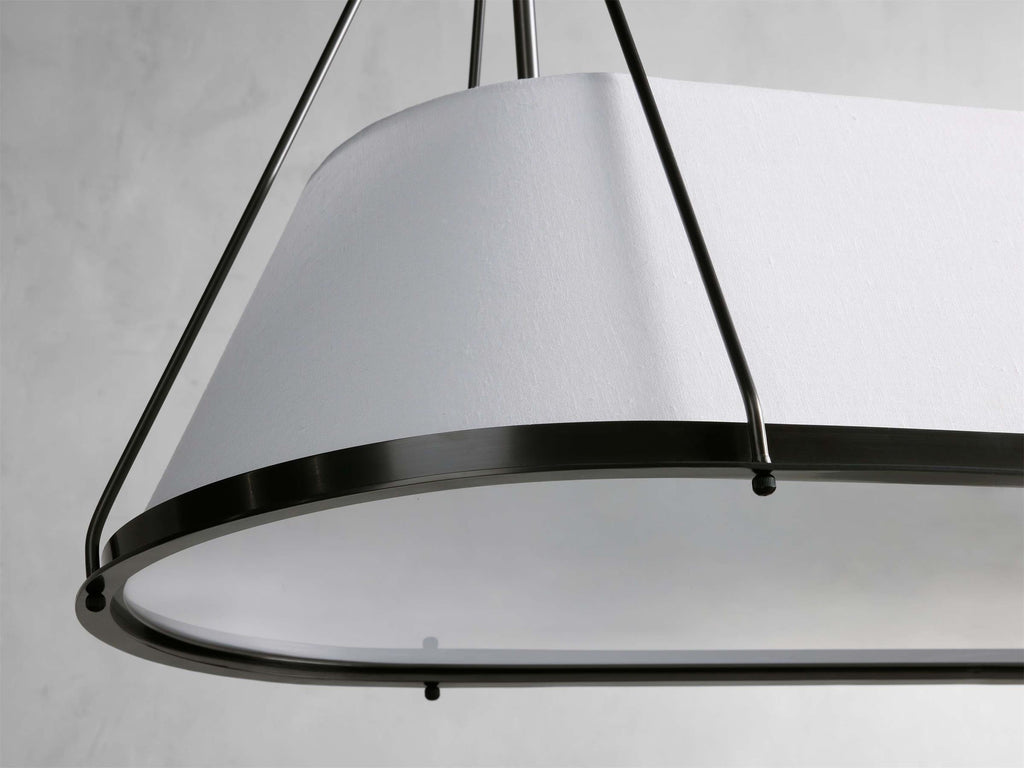 Lysilara Lustre Linéaire en Tissu Style Industriel Vintage - Neutralighting