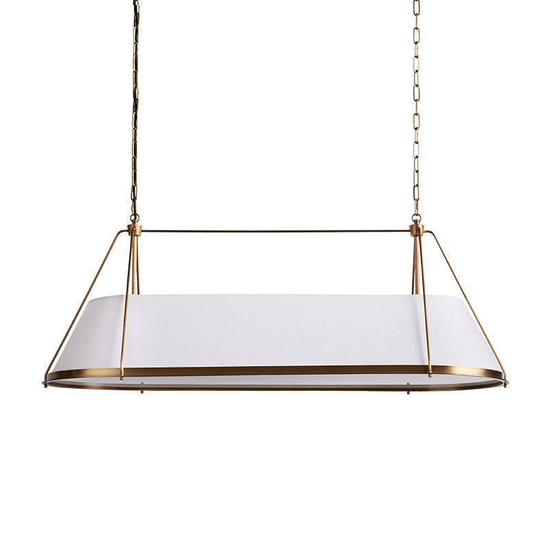 Lysilara Lustre Linéaire en Tissu Style Industriel Vintage - Neutralighting