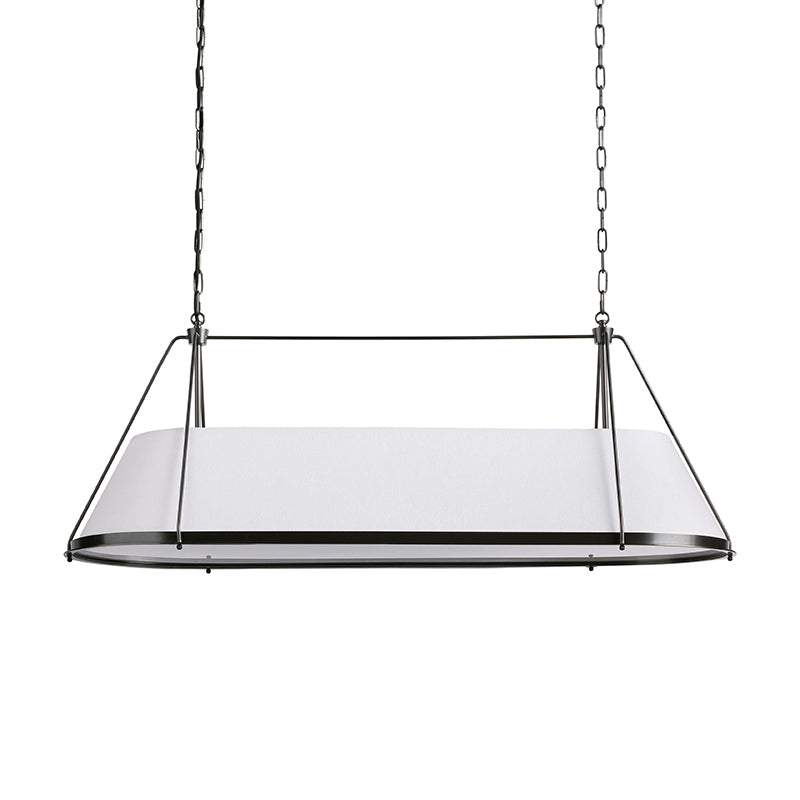 Lysilara Lustre Linéaire en Tissu Style Industriel Vintage - Neutralighting