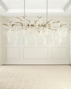Lustra Suspension Lampe Goutte de Rosée en Cristal - Neutralighting
