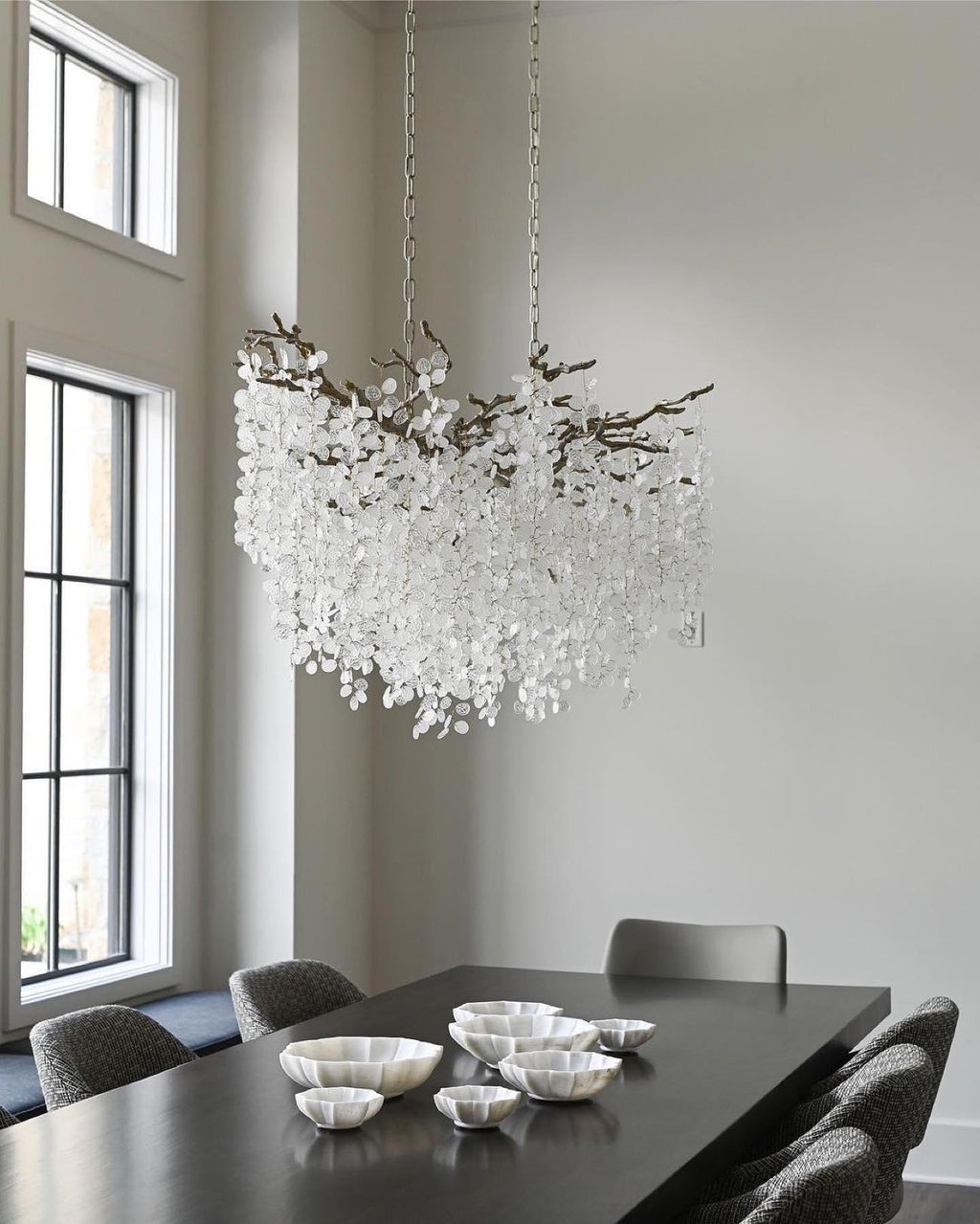 Lustra Suspension Lampe Goutte de Rosée en Cristal - Neutralighting