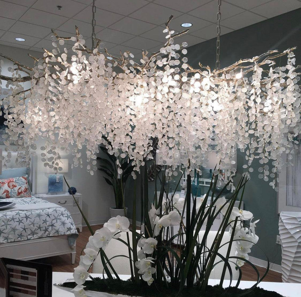 Lustra Suspension Lampe Goutte de Rosée en Cristal - Neutralighting