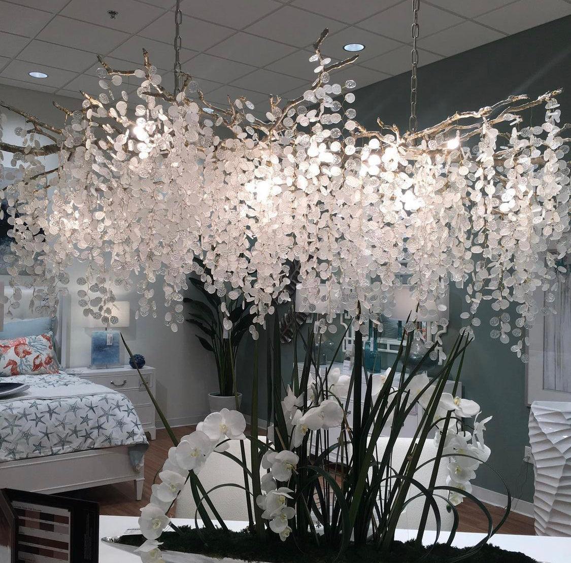 Lustra Suspension Lampe Goutte de Rosée en Cristal - Neutralighting