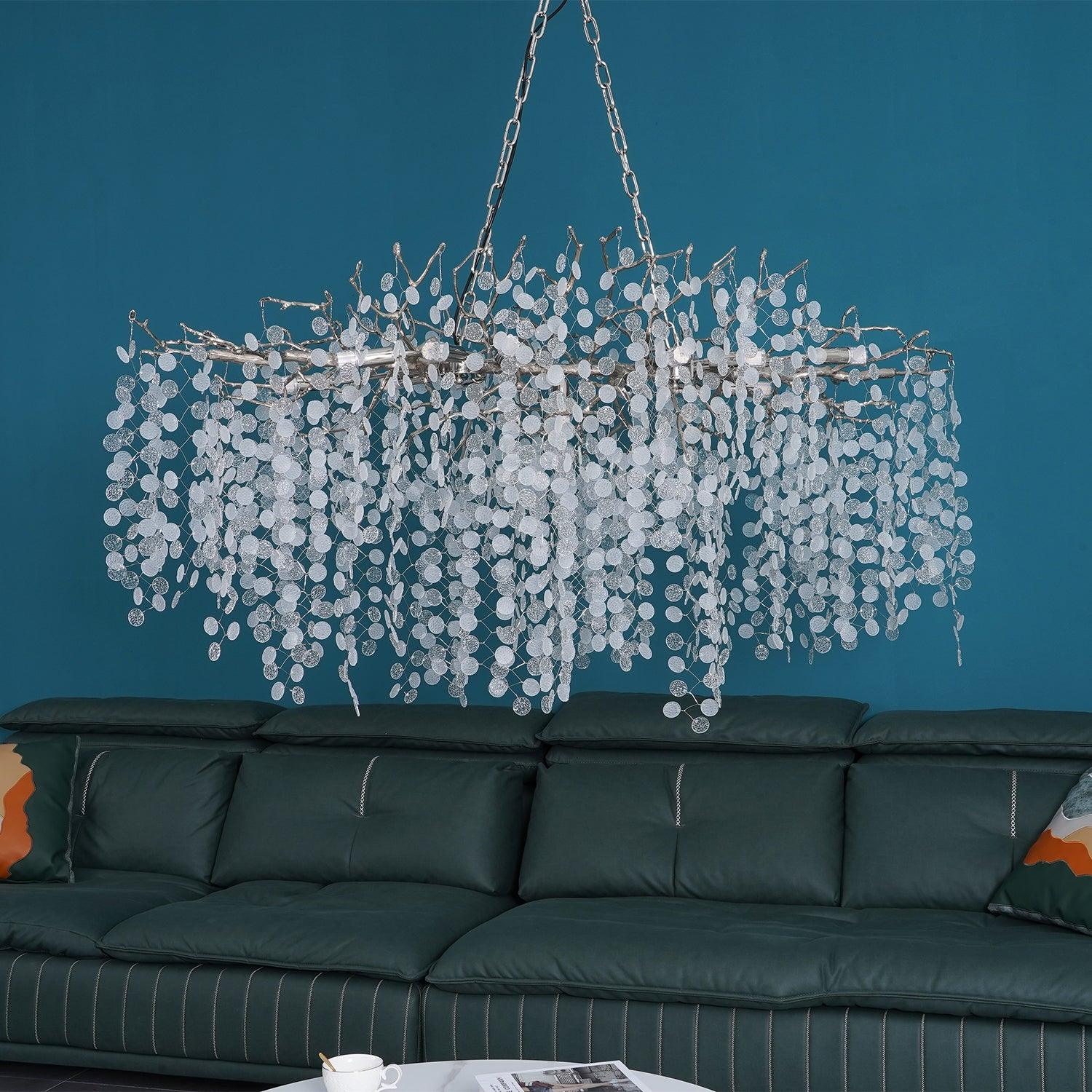 Lustra Suspension Lampe Goutte de Rosée en Cristal - Neutralighting
