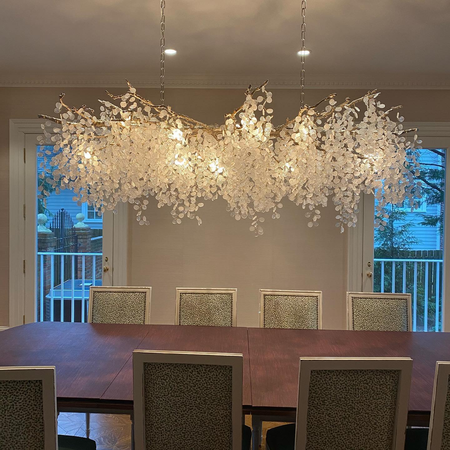 Lustra Suspension Lampe Goutte de Rosée en Cristal - Neutralighting