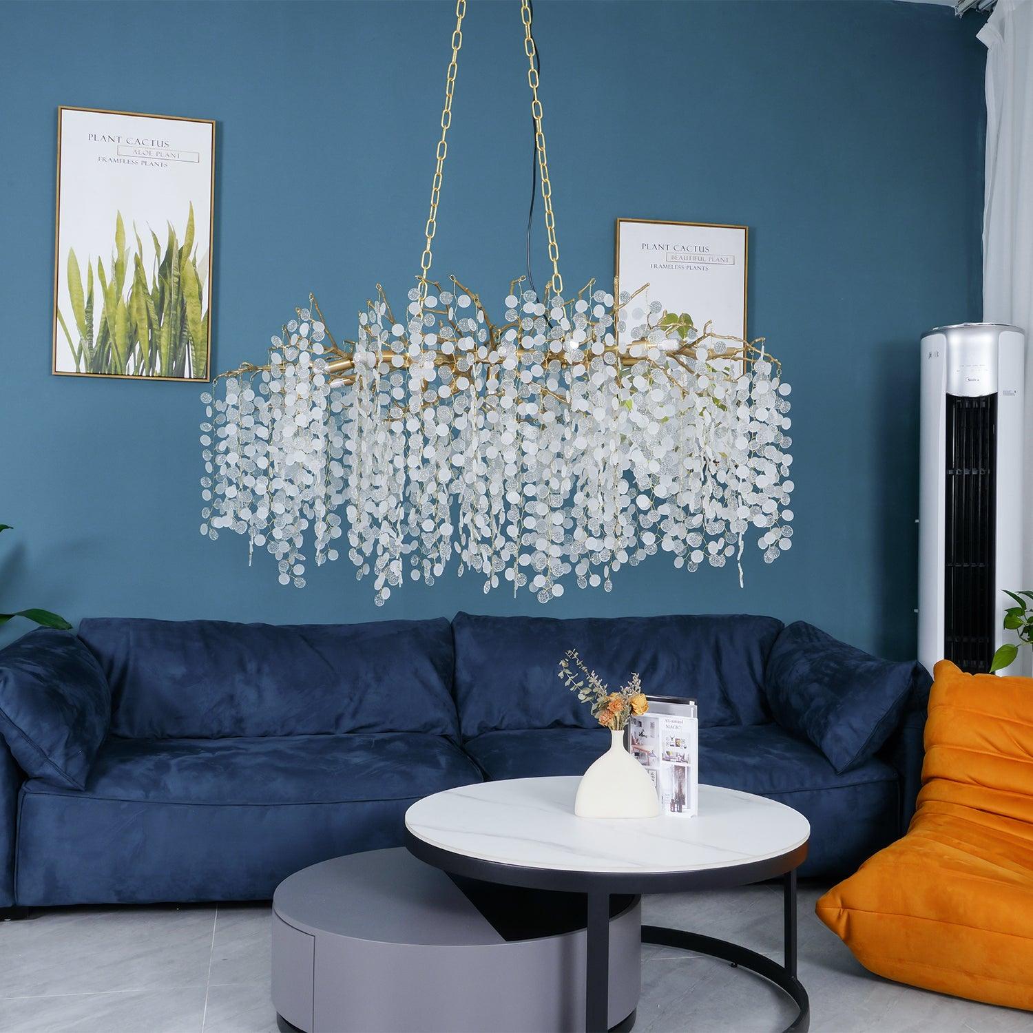 Lustra Suspension Lampe Goutte de Rosée en Cristal - Neutralighting