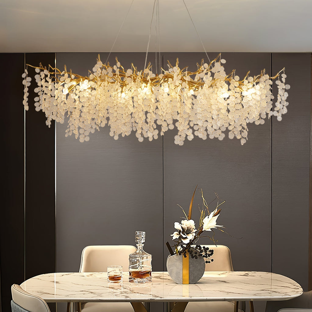 Lustra Suspension Lampe Goutte de Rosée en Cristal - Neutralighting