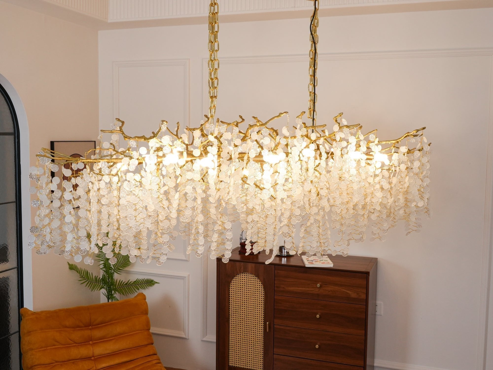 Lustra Suspension Lampe Goutte de Rosée en Cristal - Neutralighting