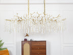 Lustra Suspension Lampe Goutte de Rosée en Cristal - Neutralighting