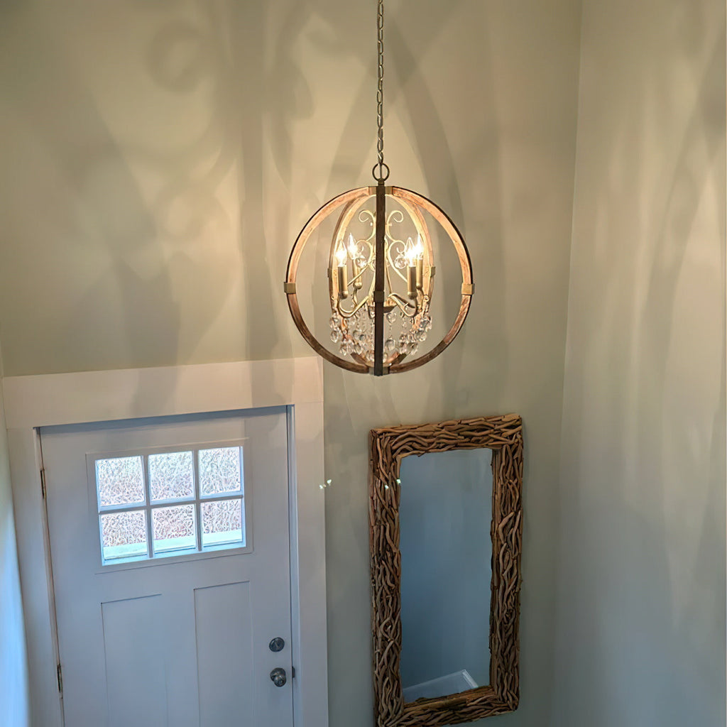 Suspension en bois et métal Oltheyra, élégance premium - Neutralighting