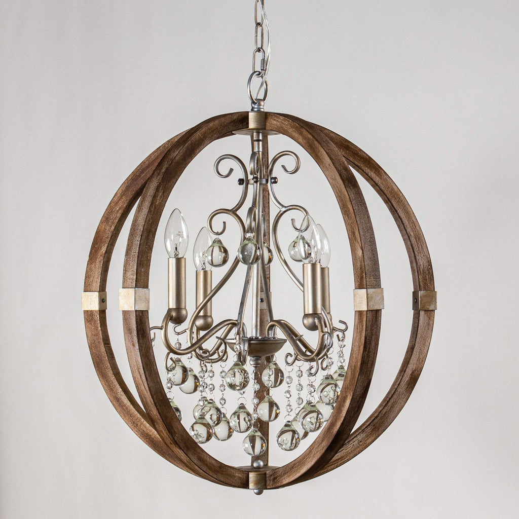 Suspension en bois et métal Oltheyra, élégance premium - Neutralighting