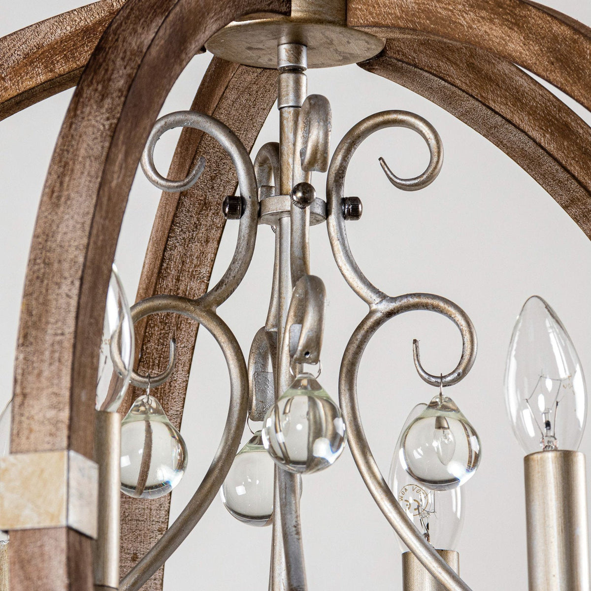 Suspension en bois et métal Oltheyra, élégance premium - Neutralighting