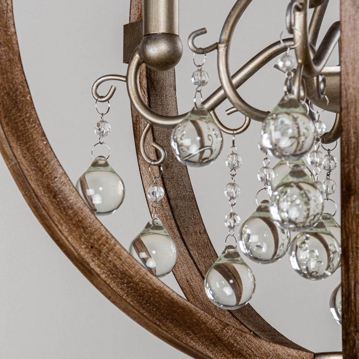 Suspension en bois et métal Oltheyra, élégance premium - Neutralighting