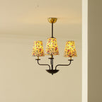 Siena Lustre Abat-jour en Tissu Floral Six Bras - Neutralighting