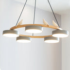 Cliff Lustre Rond avec Oiseau - Neutralighting