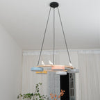 Cliff Lustre Rond avec Oiseau - Neutralighting