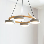 Cliff Lustre Rond avec Oiseau - Neutralighting