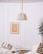 Fiora Lampe Suspendue en Tissu Vintage - Neutralighting