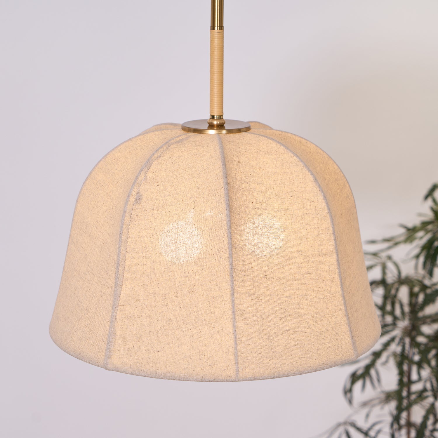 Fiora Lampe Suspendue en Tissu Vintage - Neutralighting