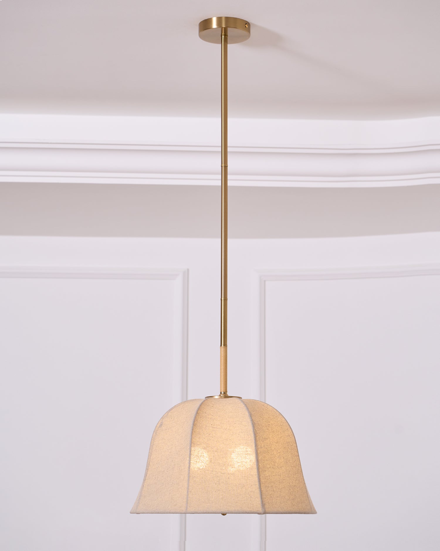 Fiora Lampe Suspendue en Tissu Vintage - Neutralighting