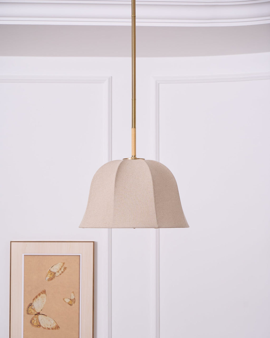 Fiora Lampe Suspendue en Tissu Vintage - Neutralighting