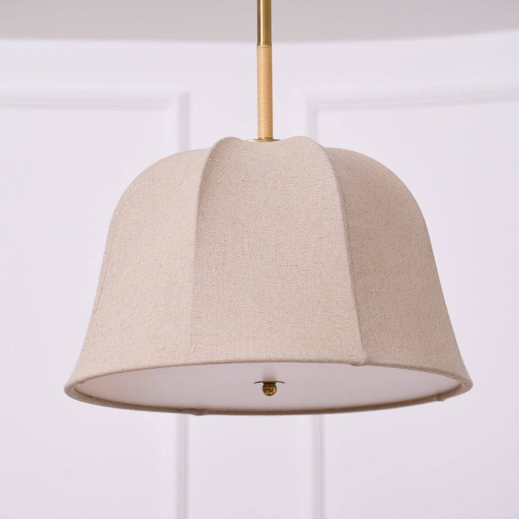 Fiora Lampe Suspendue en Tissu Vintage - Neutralighting