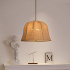 Tala Suspension Cloche en Tissu à Rayures - Neutralighting
