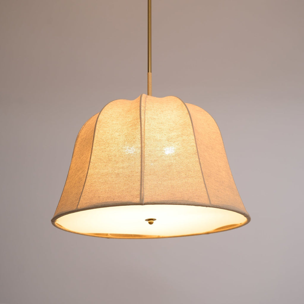 Tala Suspension Cloche en Tissu à Rayures - Neutralighting