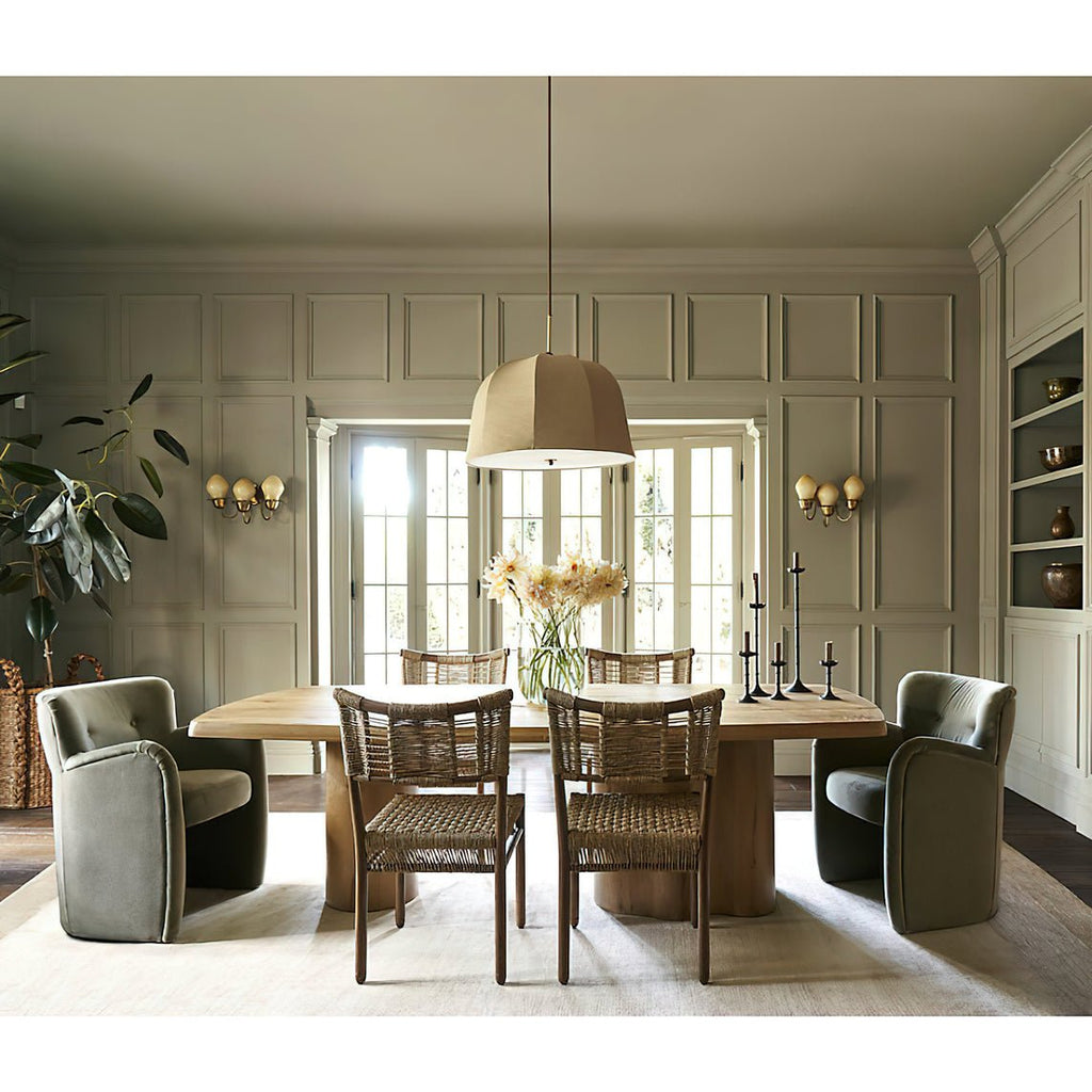 Fiora Lampe Suspendue en Tissu Vintage - Neutralighting