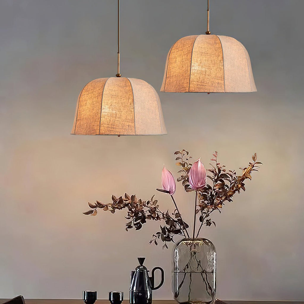 Fiora Lampe Suspendue en Tissu Vintage - Neutralighting