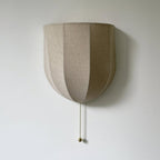 Griswold Applique Murale en Toile de Lin Naturel - Neutralighting