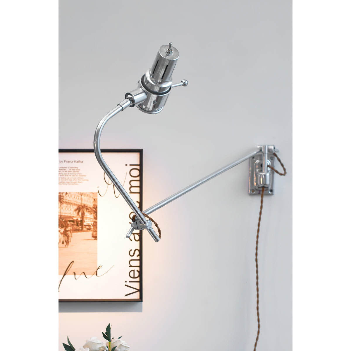 Ersolis Applique Murale en Métal à Bras Articulé Style Industriel Vintage - Neutralighting