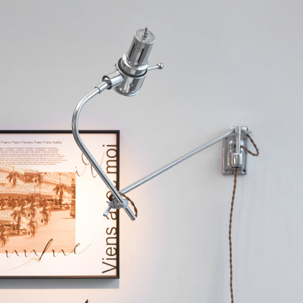 Ersolis Applique Murale en Métal à Bras Articulé Style Industriel Vintage - Neutralighting