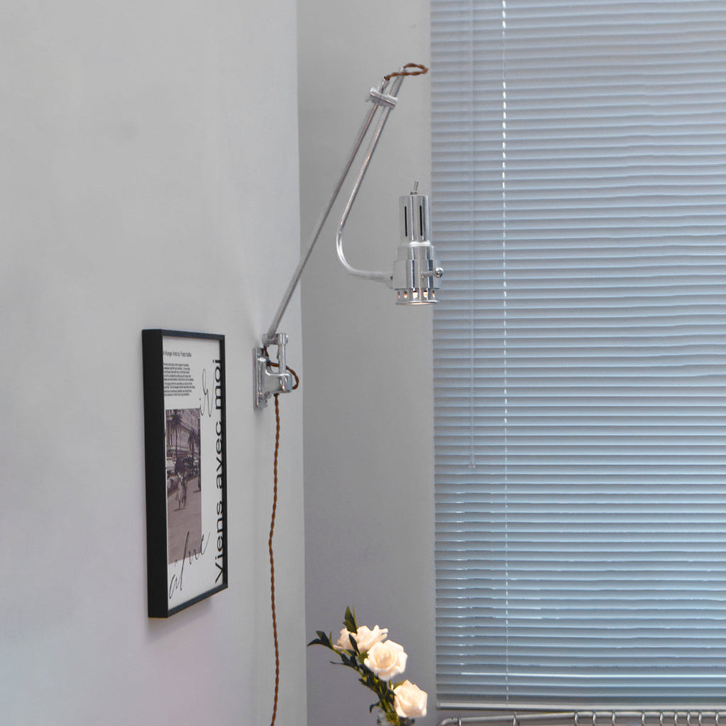 Ersolis Applique Murale en Métal à Bras Articulé Style Industriel Vintage - Neutralighting