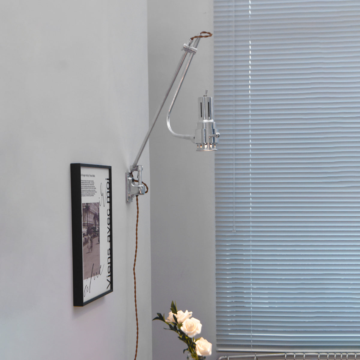 Ersolis Applique Murale en Métal à Bras Articulé Style Industriel Vintage - Neutralighting