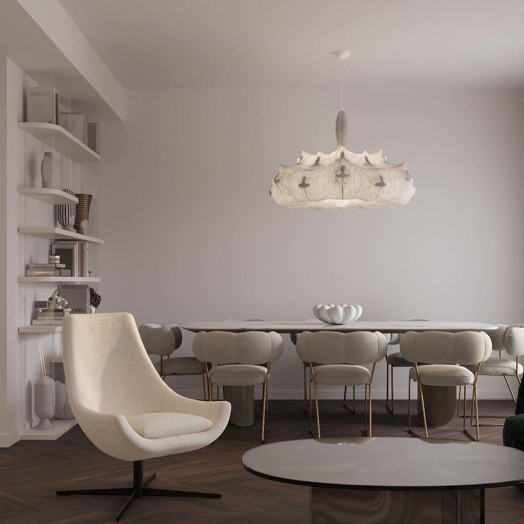Marcel Lustra Lustre Cocoon Résine Cristal Éclat - Neutralighting