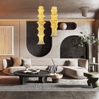 Elraeor Stratifié Mûrier Soie Suspension Lumière - Neutralighting