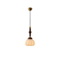 Solari Suspension en Bois et Soie Scandinave - Neutralighting