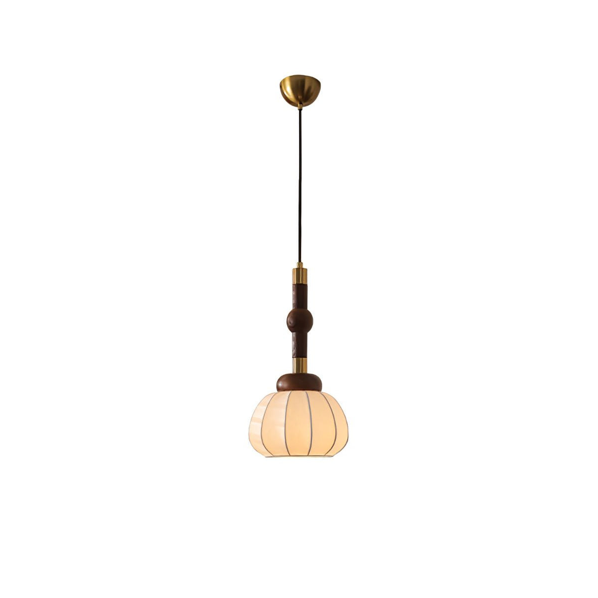 Solari Suspension en Bois et Soie Scandinave - Neutralighting
