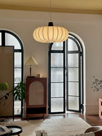 Solice Suspension Soie Bois Rétro - Neutralighting